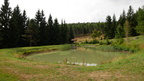 Rybník u lovecké chaty Vykmanov