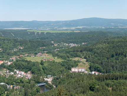 Pohled na Kyselku z Bučiny