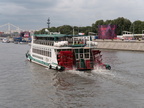 Kolesová loď na řece Moskvě